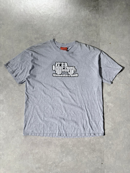 2000's Vintage Jeep Print Shirt Full Front View