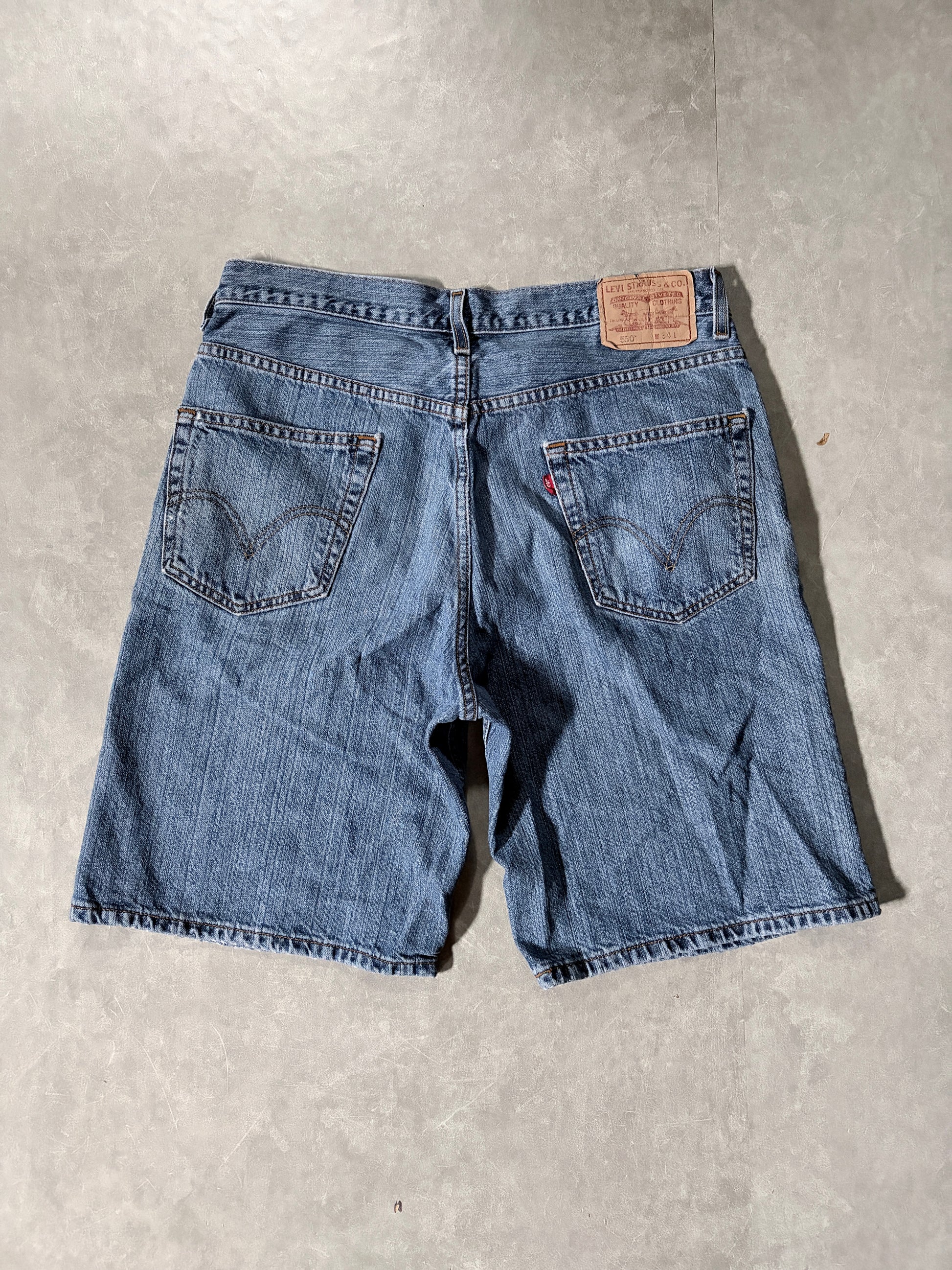 2000's Vintage Levi's Jorts Full Back View