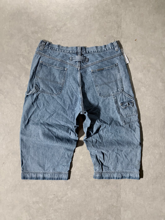 90s Vintage Lee 3/4 Light Wash Jorts -36W
