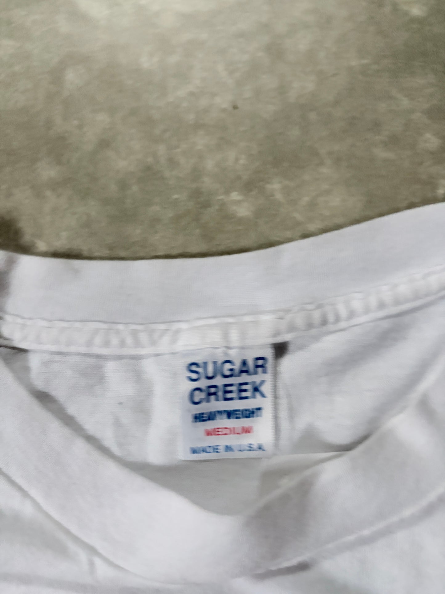 90's Vintage Sugar Creek Tag Close Up with Brand Label