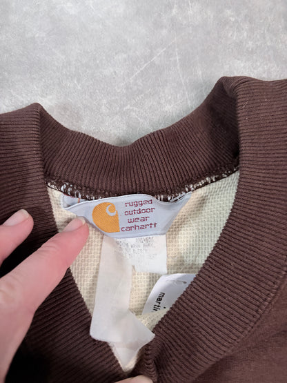 90's Vintage Carhartt Tag Close Up with Brand Label