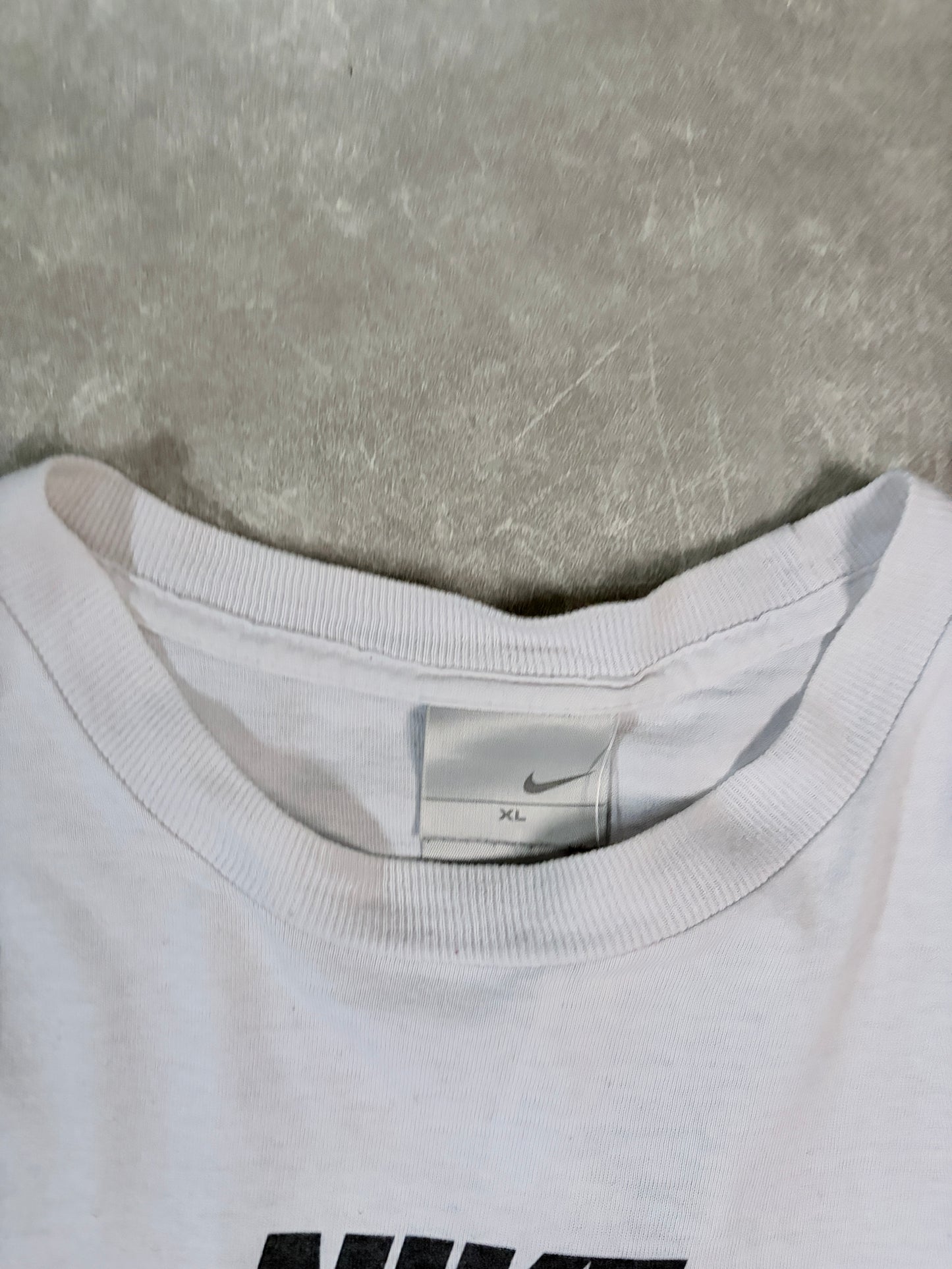 2000's Vintage Nike Tag Close Up with Brand Label