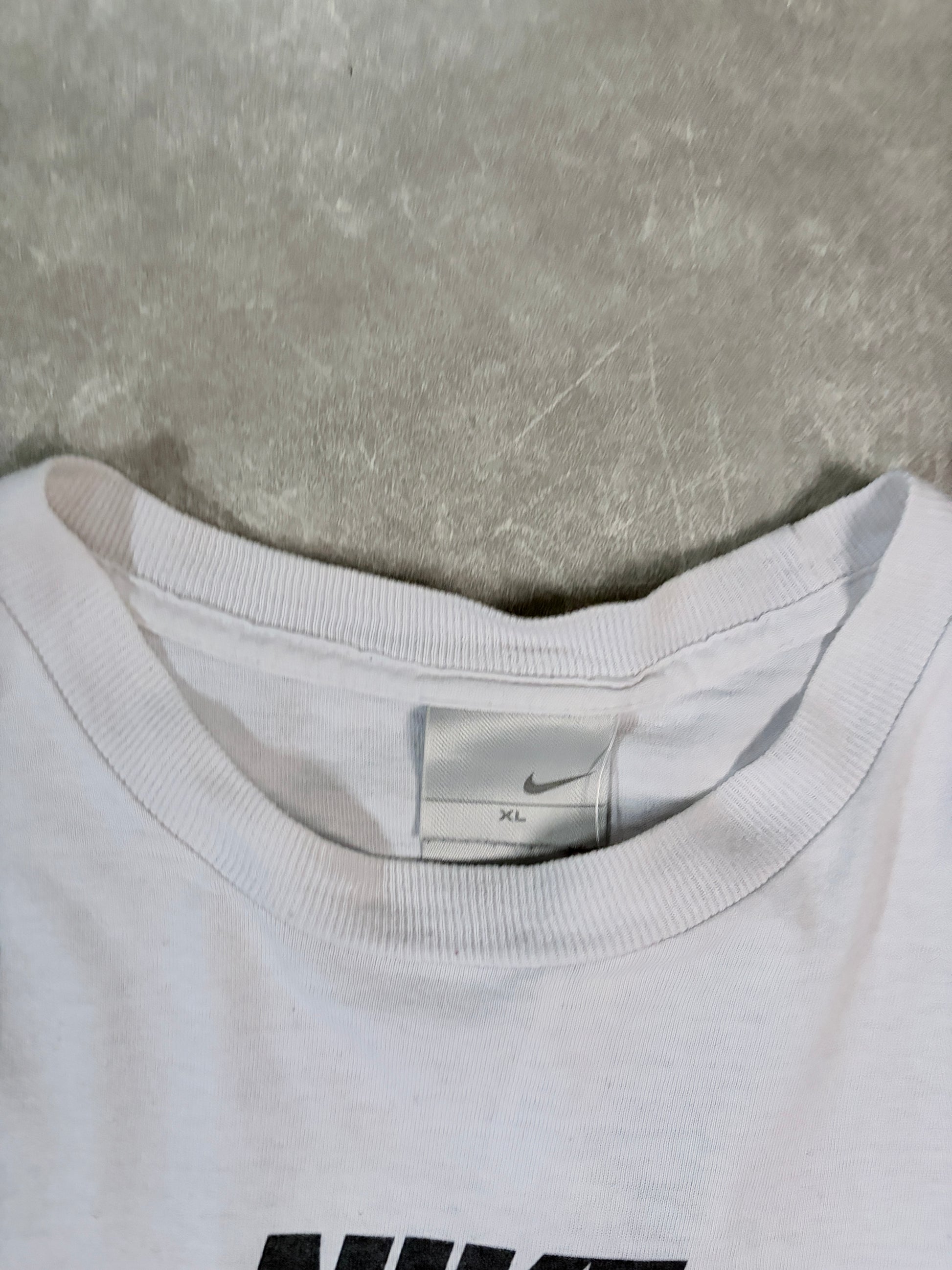 2000's Vintage Nike Tag Close Up with Brand Label