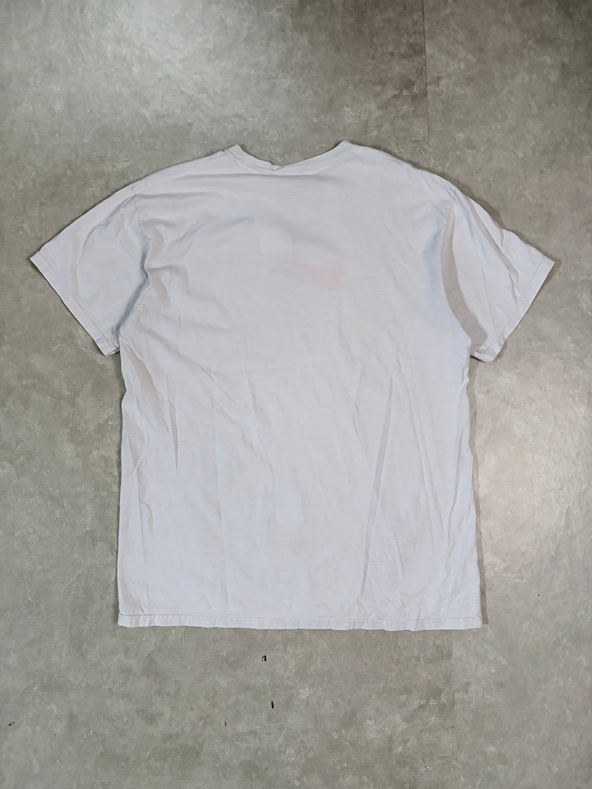 2000's Vintage Nike Swoosh White T-Shirt Full Back View