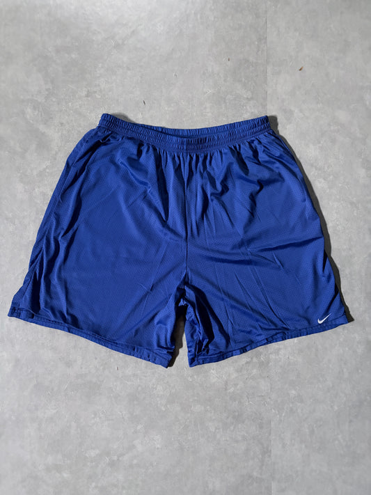 2000s Vintage Nike Blue Mesh Shorts -XXL