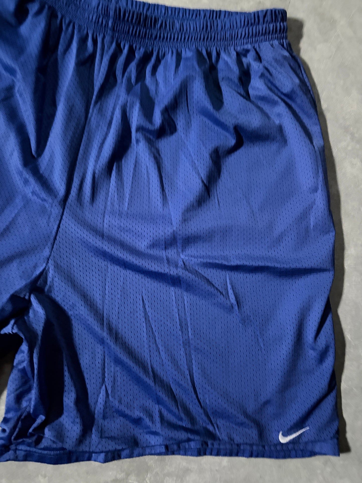 2000s Vintage Nike Blue Mesh Shorts -XXL