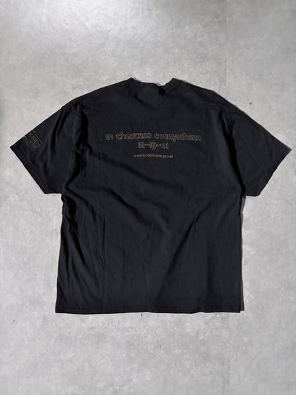2001 Vintage Lord of the Rings Movie Promo Black T-Shirt -XL