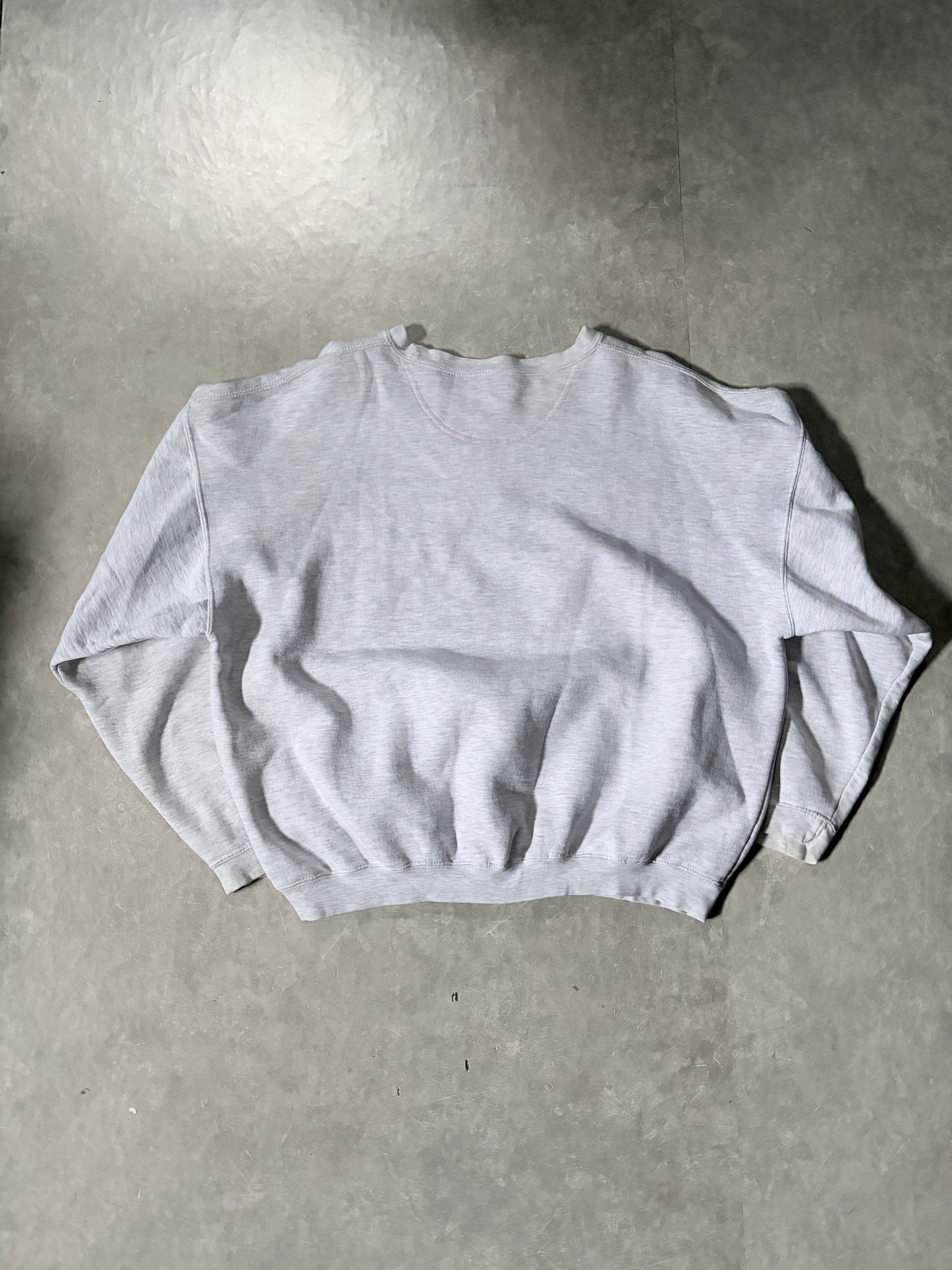 90s Vintage Marlboro Unlimited Lizard Embroidered Heather Grey Crewneck -XL