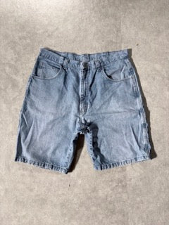 2000s Vintage Wrangler Light Wash Carpenter Jorts -36W