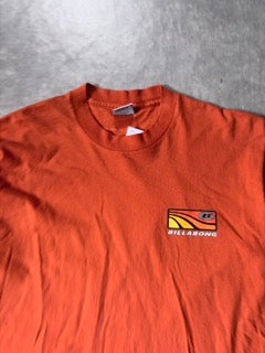 90s Vintage Billabong Orange T-Shirt -M