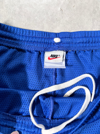 90s Vintage Nike Blue Mesh Shorts -M