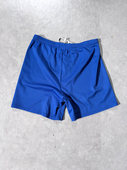 90s Vintage Nike Blue Mesh Shorts -M
