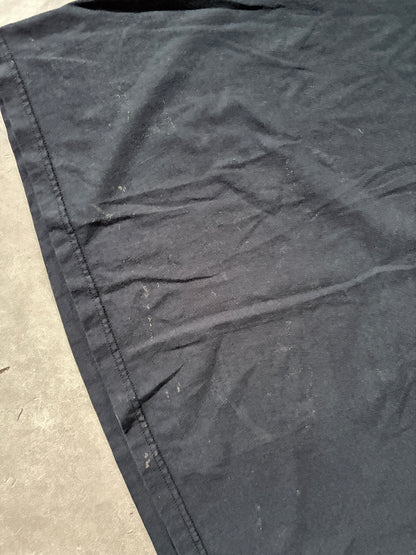 90s Vintage Apple Embroidered Black T-Shirt -XXL