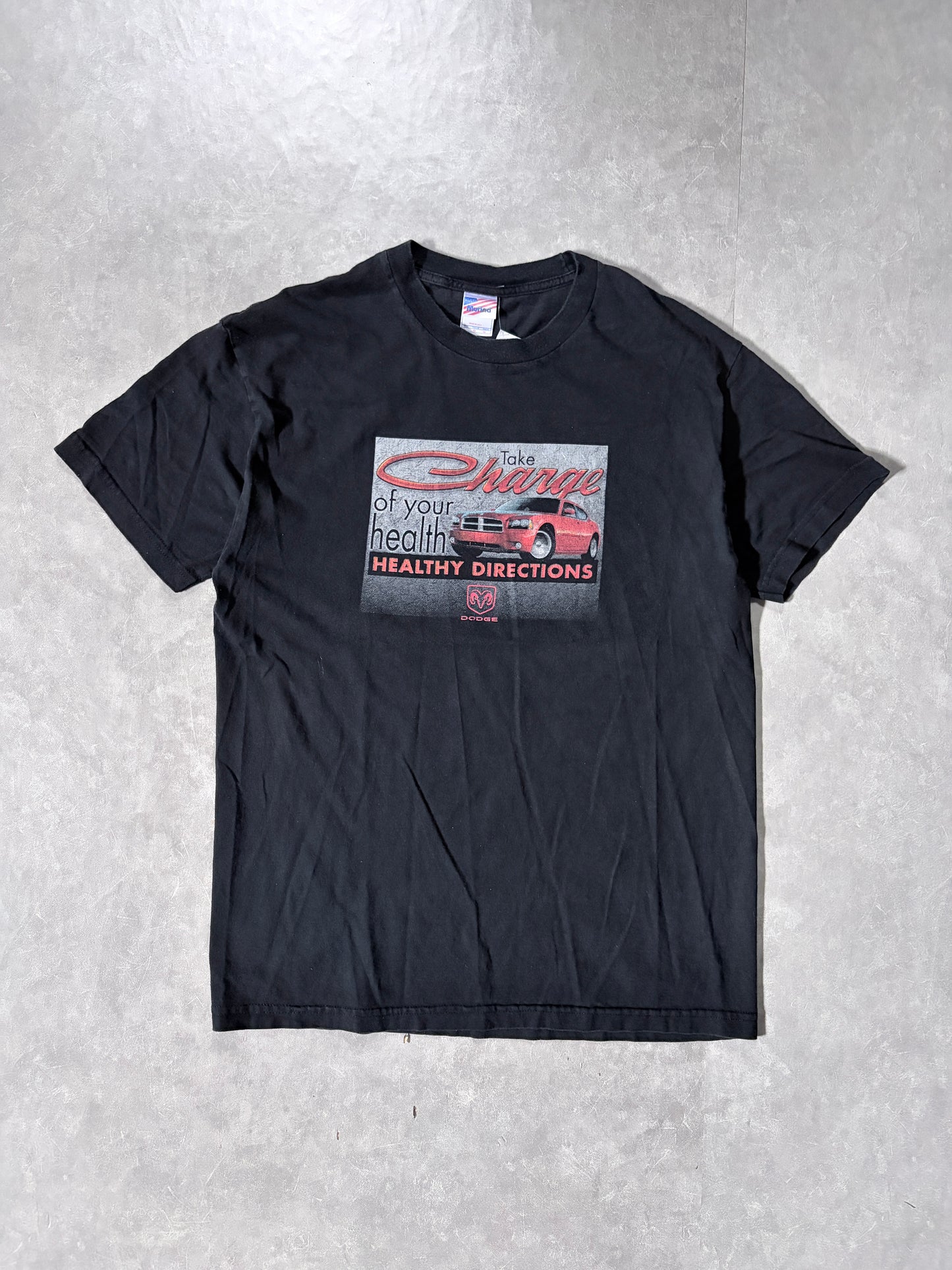 2000s Vintage Dodge Charger Black T-Shirt -L