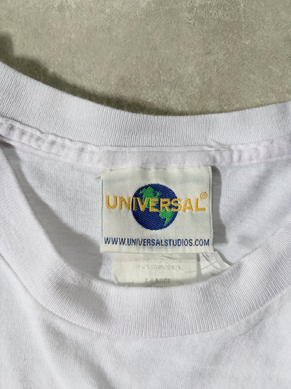 90s Vintage Jurassic Park Universal Studios White T-Shirt -XL