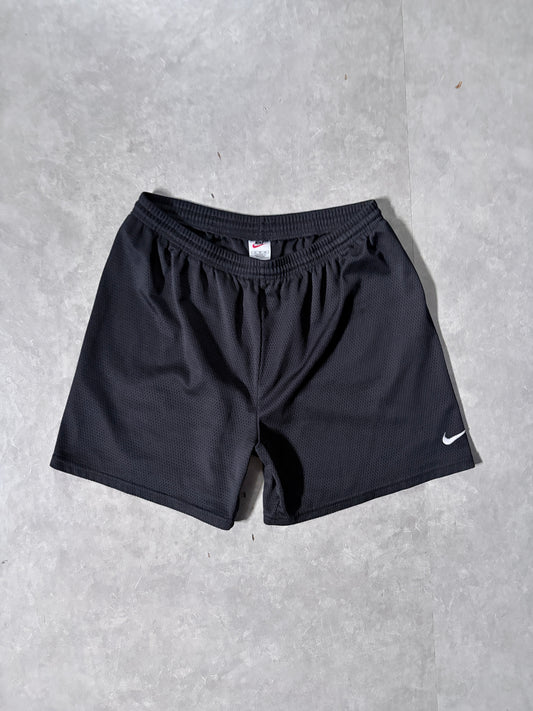 90s Vintage Nike Black Mesh Shorts -XL