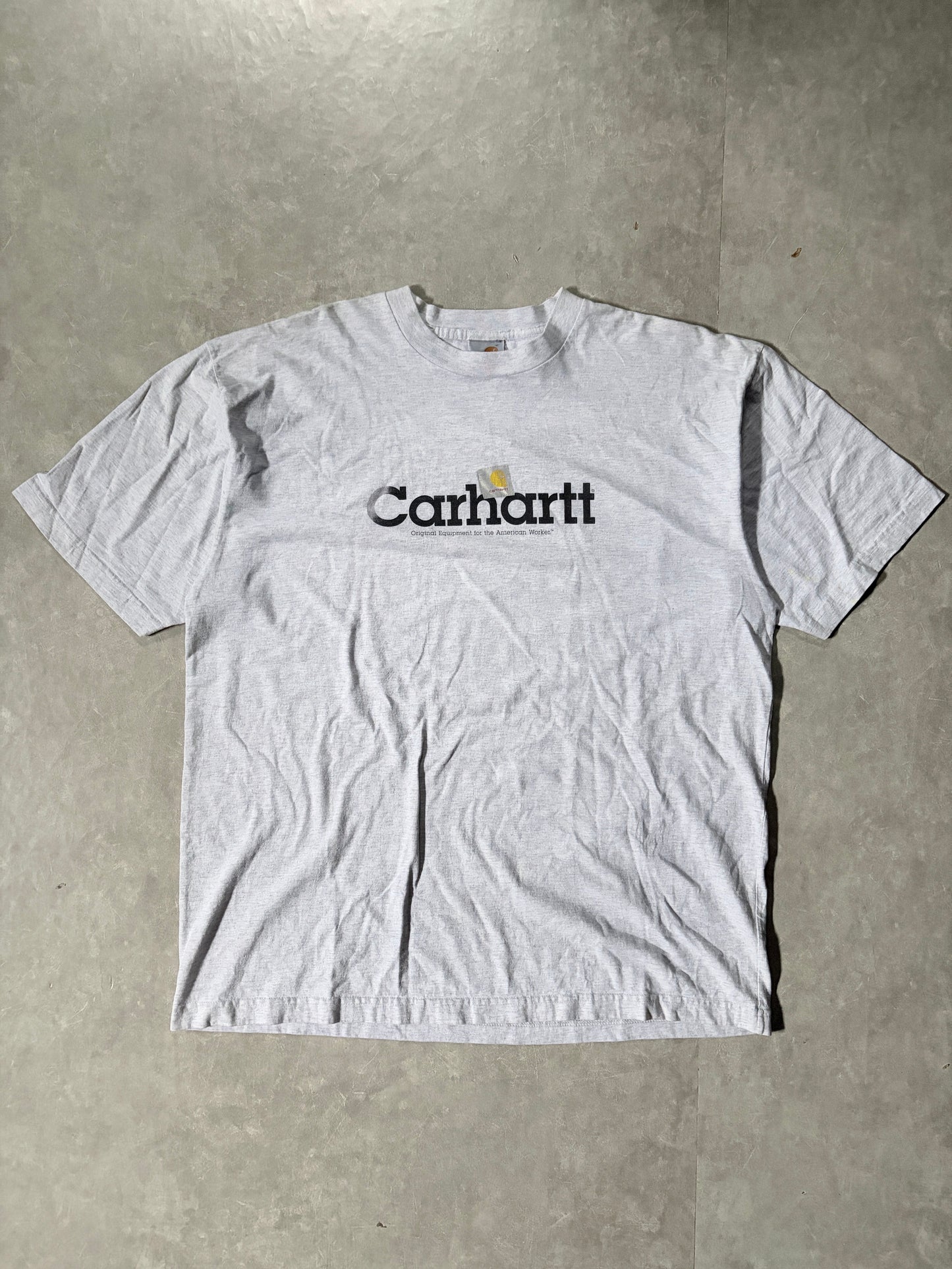 90s Vintage Carhartt Heather Grey T Shirt -XL