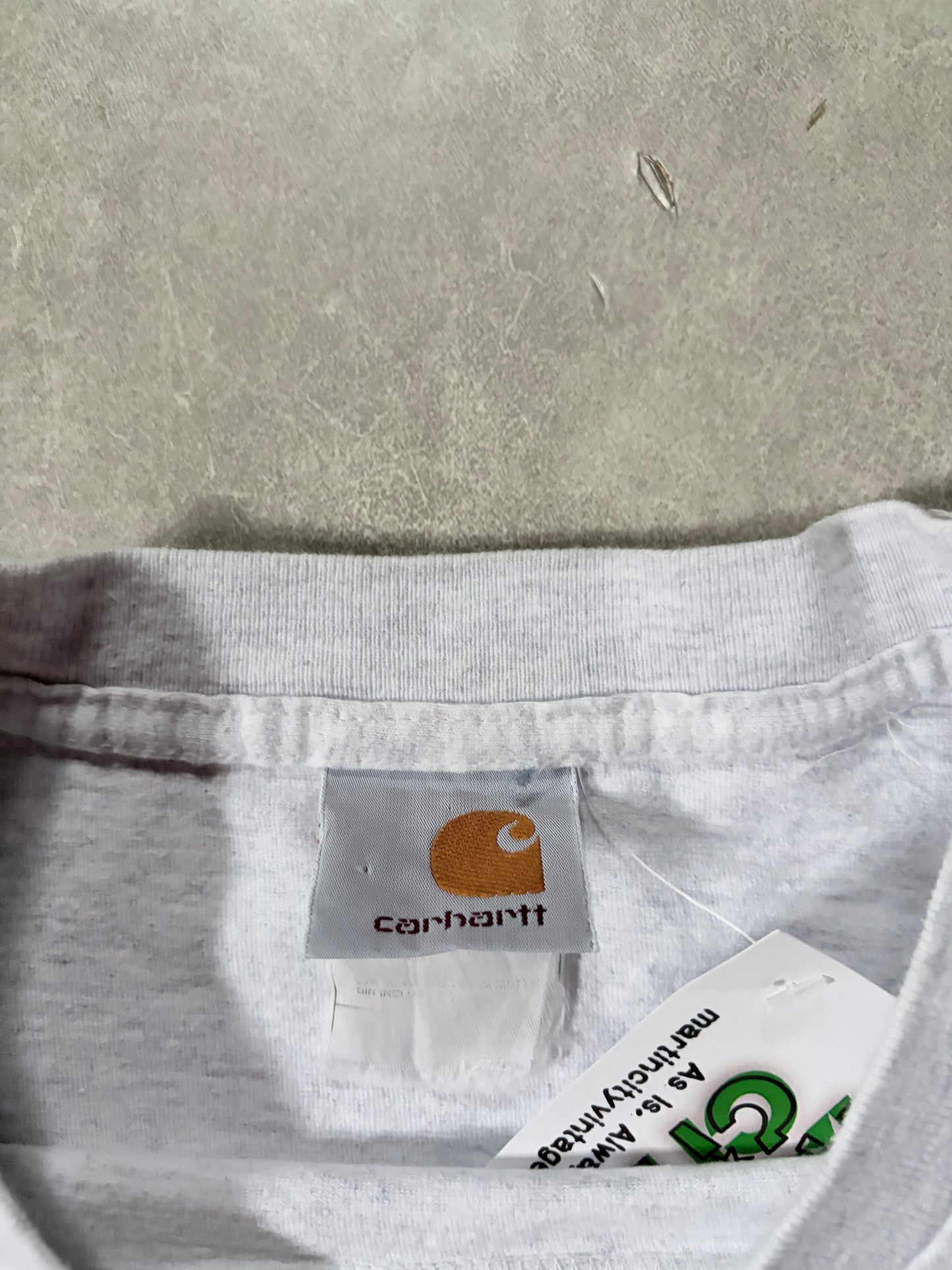 90s Vintage Carhartt Heather Grey T Shirt -XL