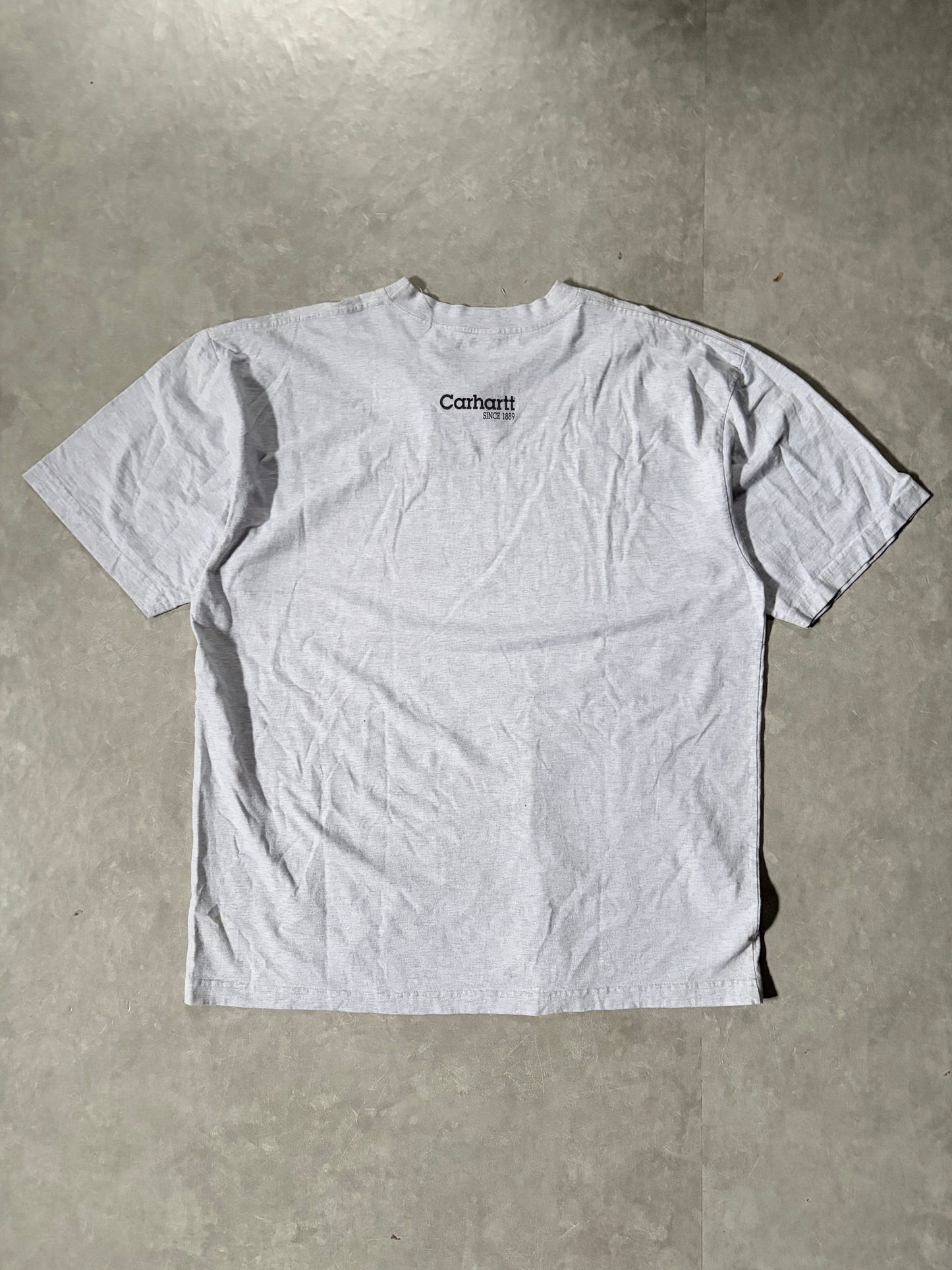 90s Vintage Carhartt Heather Grey T Shirt -XL