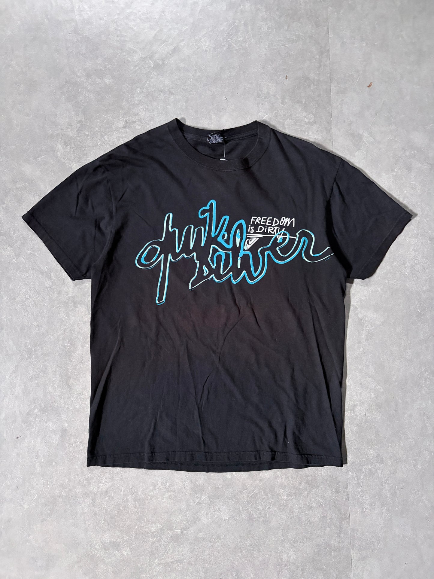 2000s Vintage Quiksilver Black T-Shirt -M