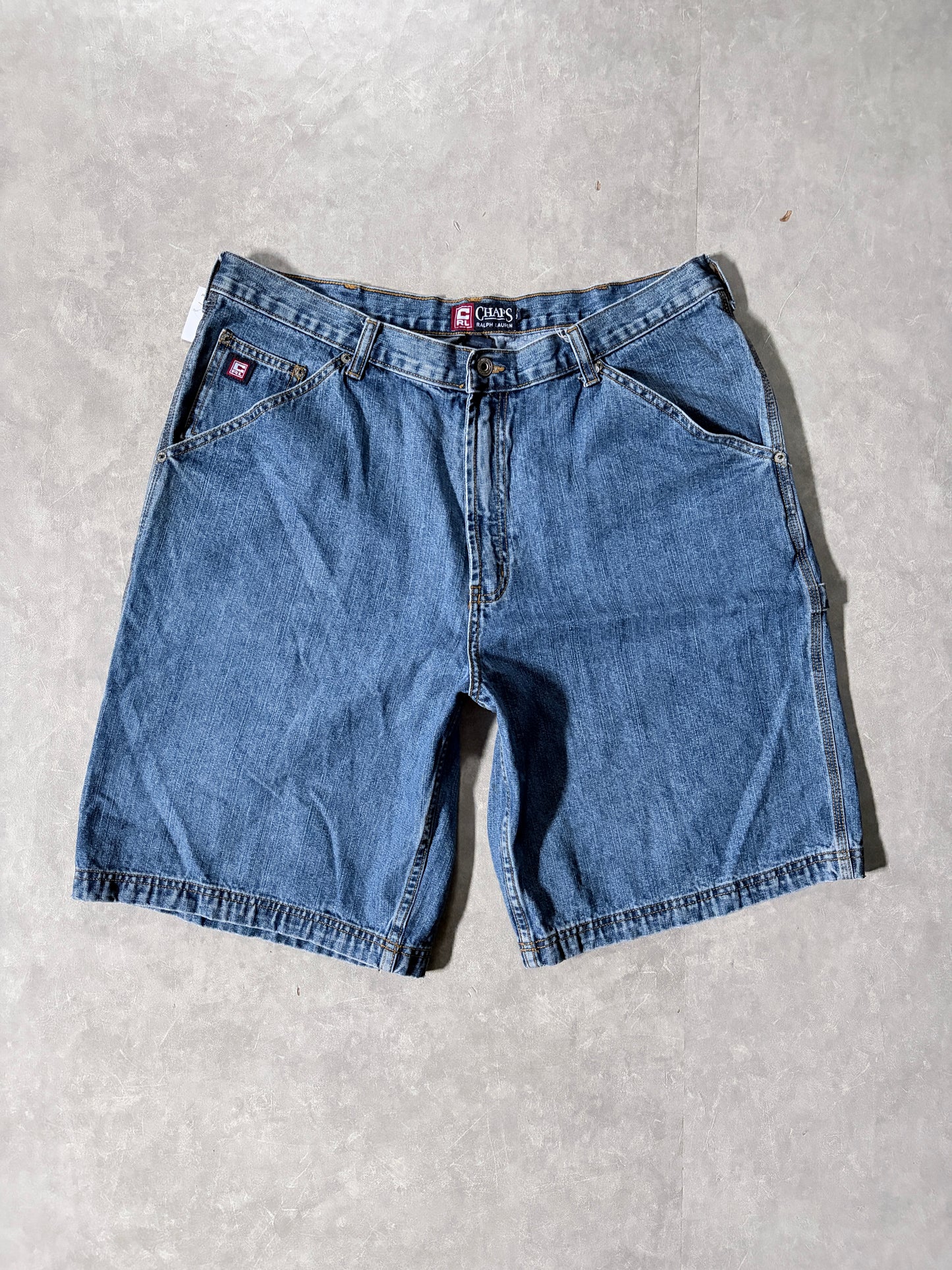 2000s Vintage Chaps Ralph Lauren Carpenter Jorts -36W