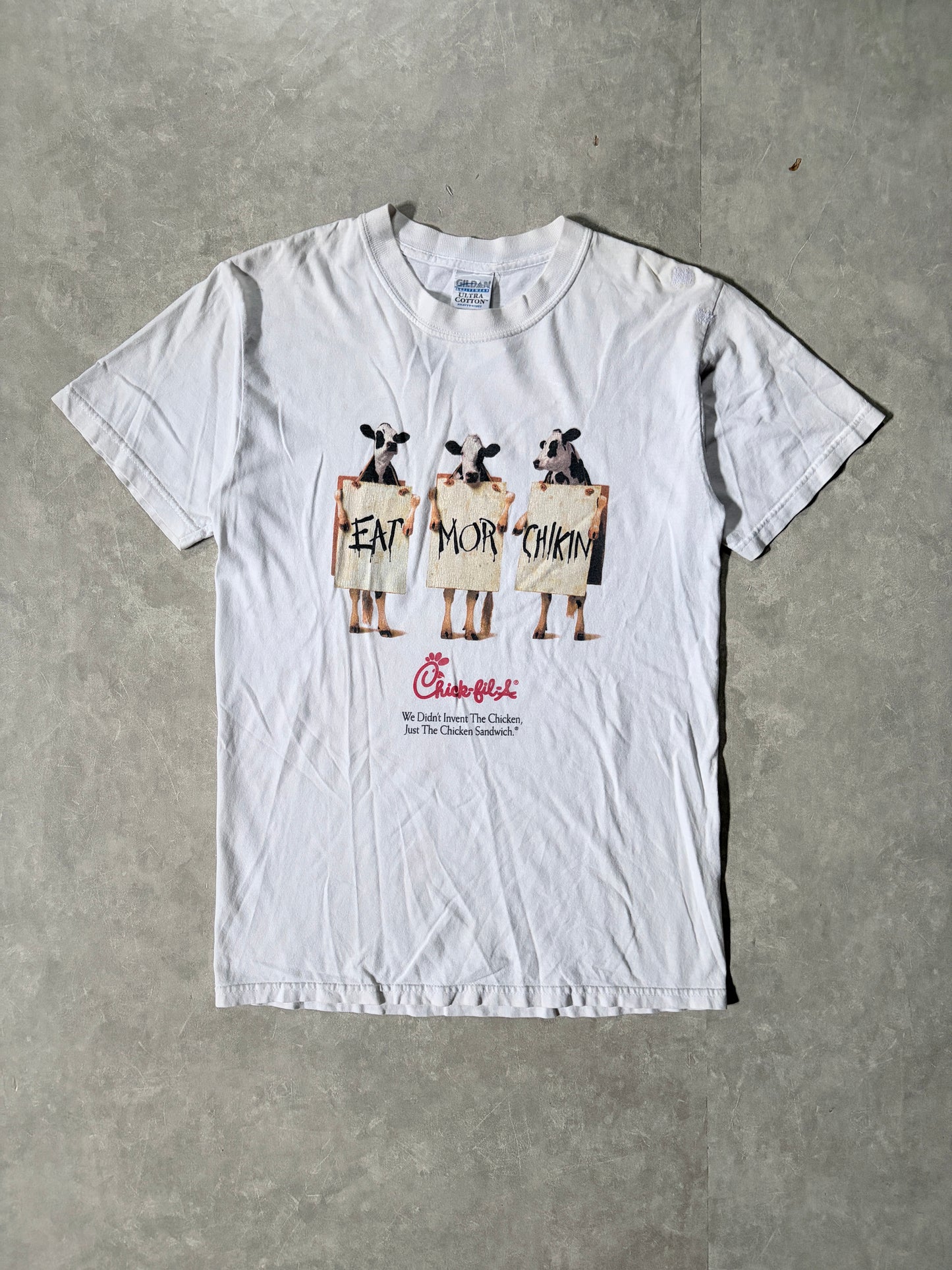 2000s Vintage Chic-fil-a White T-Shirt -S