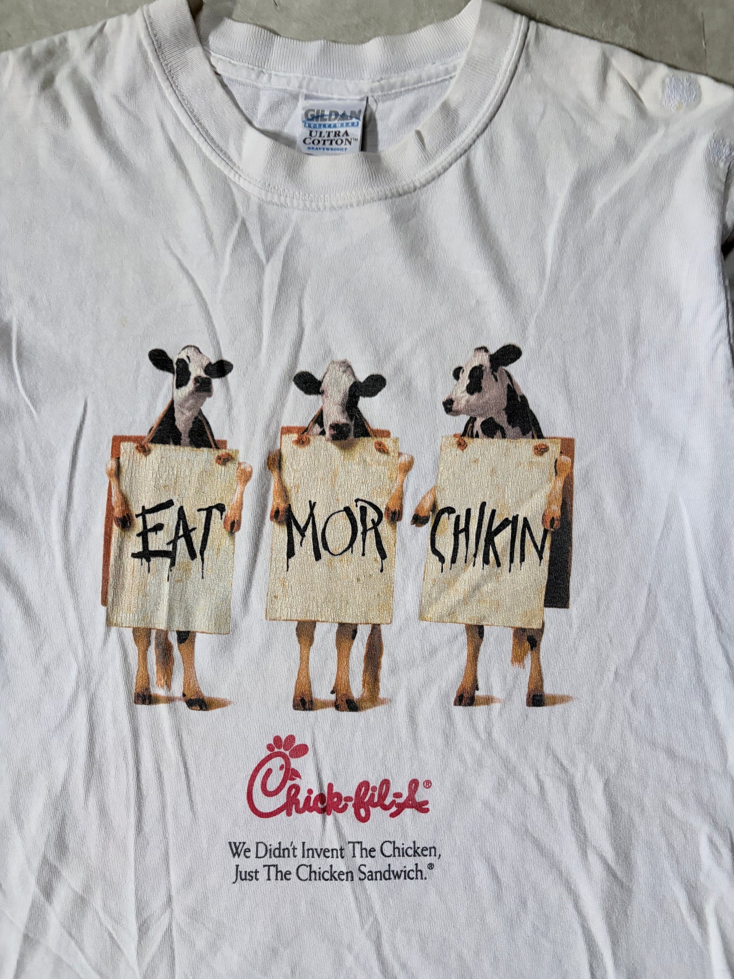 2000s Vintage Chic-fil-a White T-Shirt -S