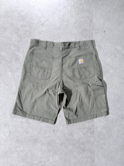 Carhartt Distressed Green Shorts -36W