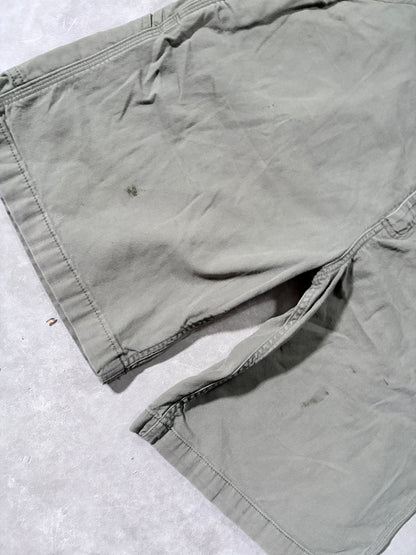 Carhartt Distressed Green Shorts -36W