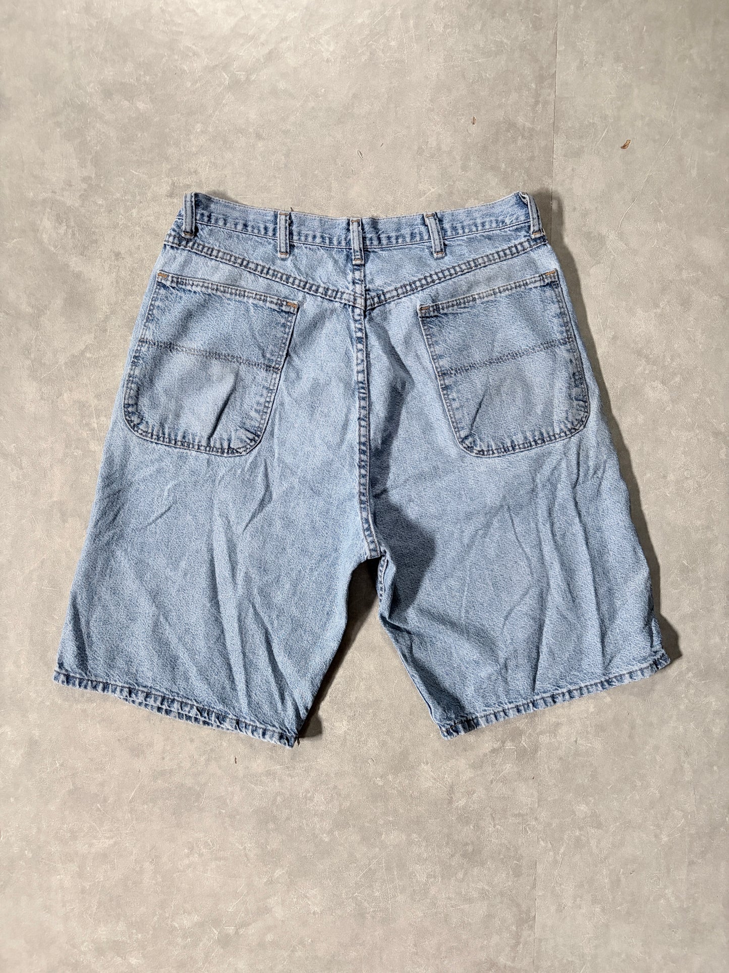 90s Vintage Wrangler Hero Light Wash Jorts -34W