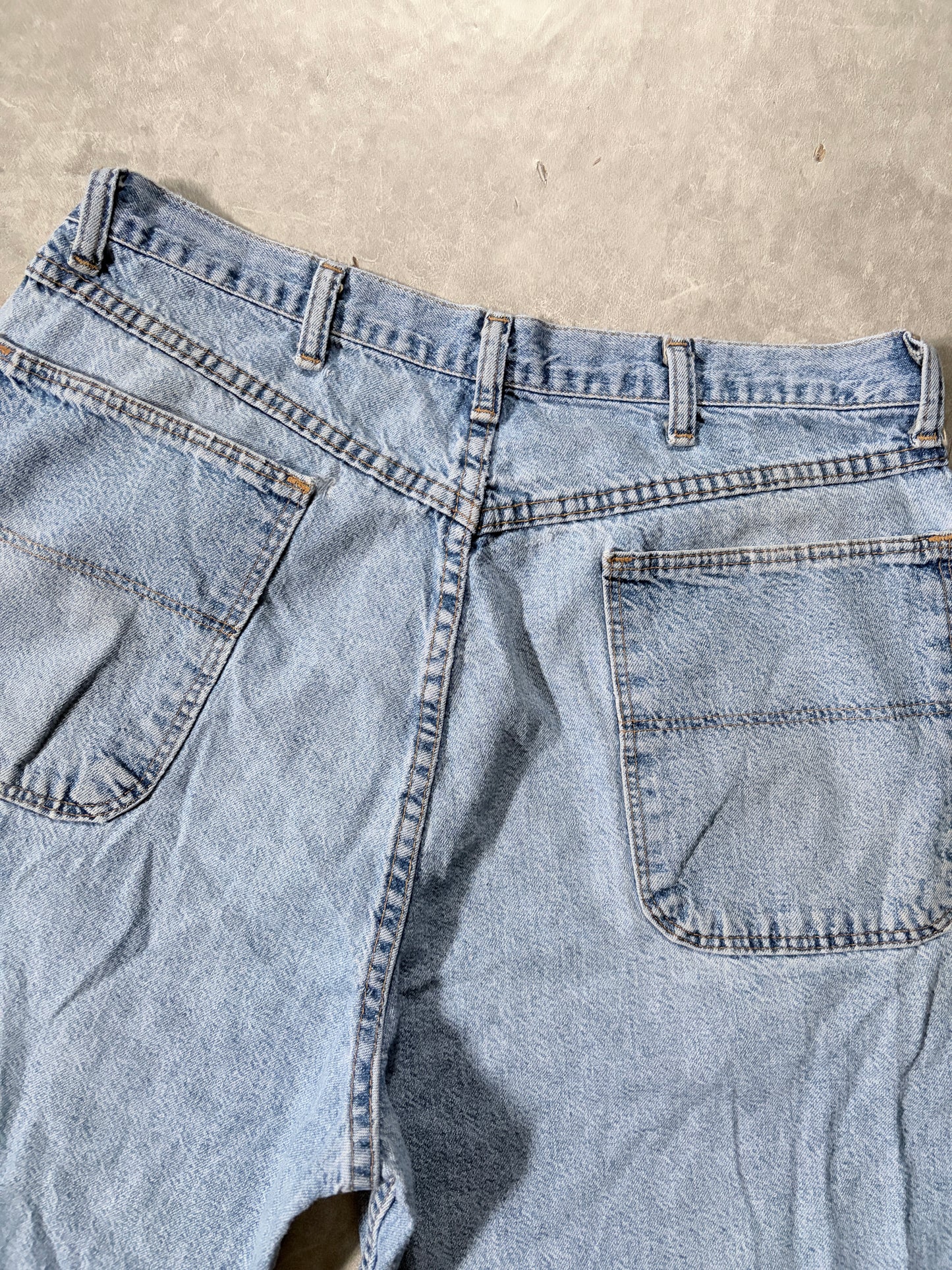 90s Vintage Wrangler Hero Light Wash Jorts -34W