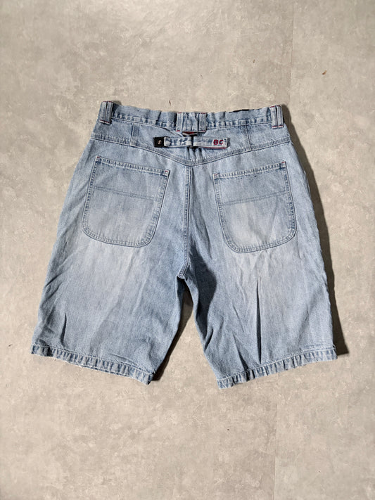 2000s Vintage Brick City Baggy Light Wash Jorts -36W