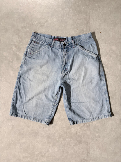 2000s Vintage Brick City Baggy Light Wash Jorts -36W
