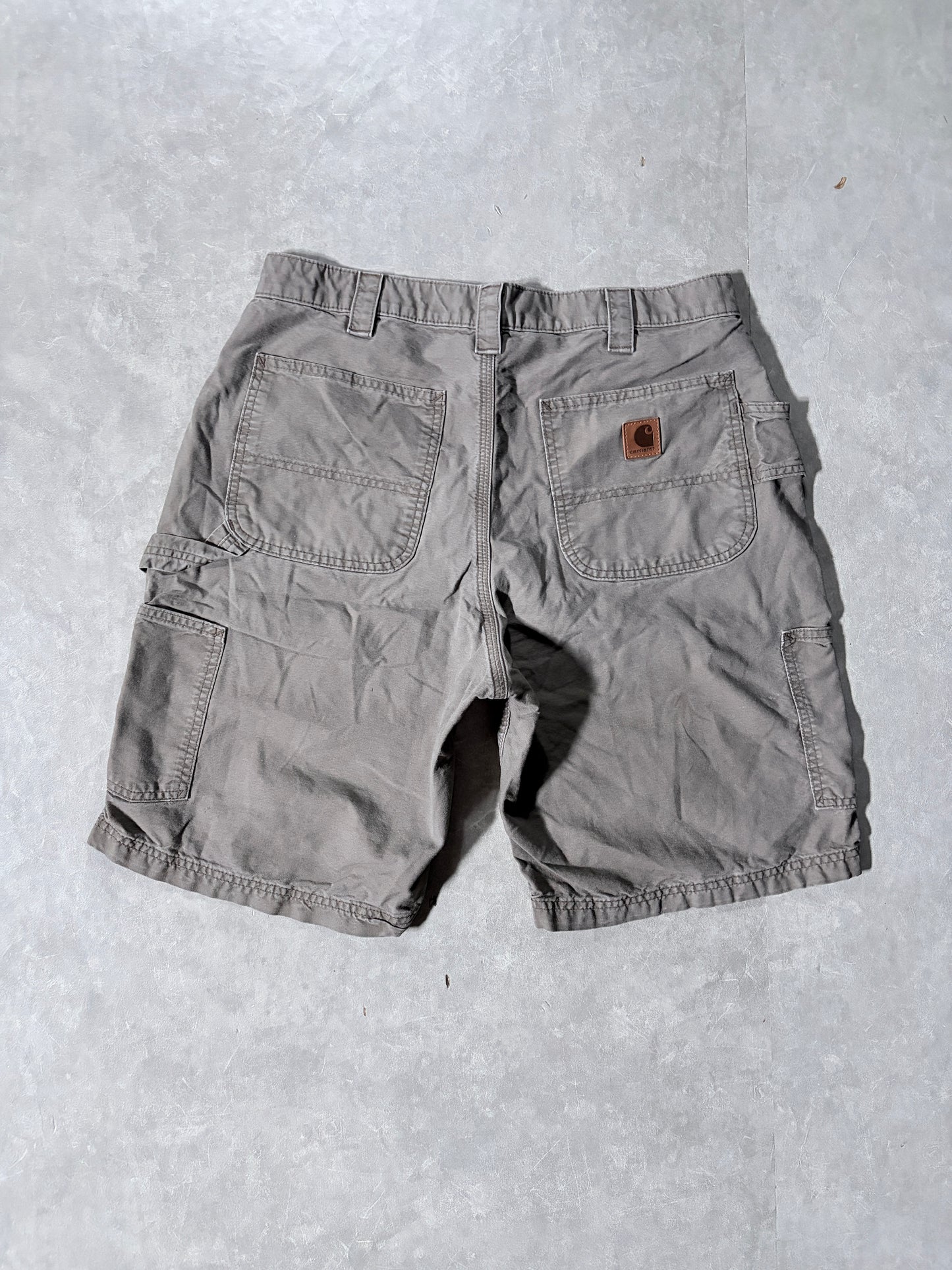 2000s Vintage Carhartt Brown Carpenter Shorts -34W