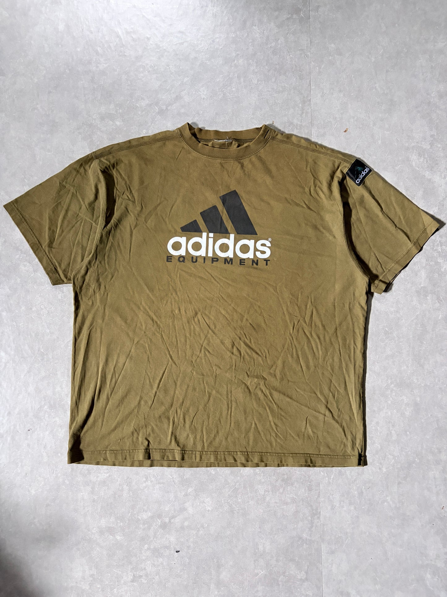 90s Vintage Adidas Equipment Green T-Shirt -XL
