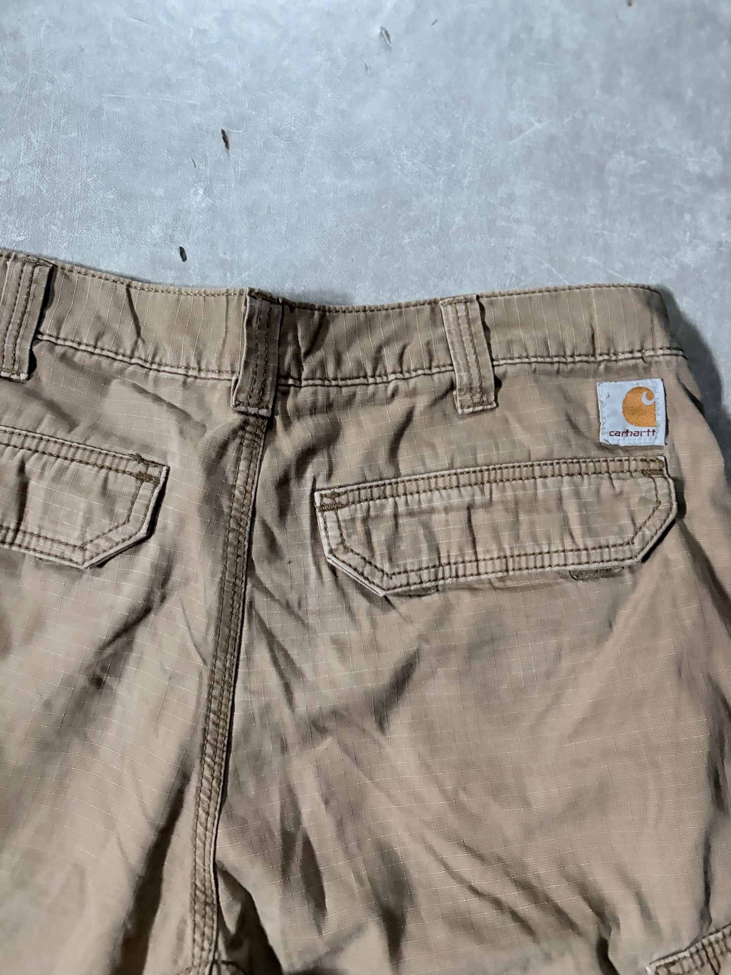 Carhartt Beige Cargo Shorts -34W