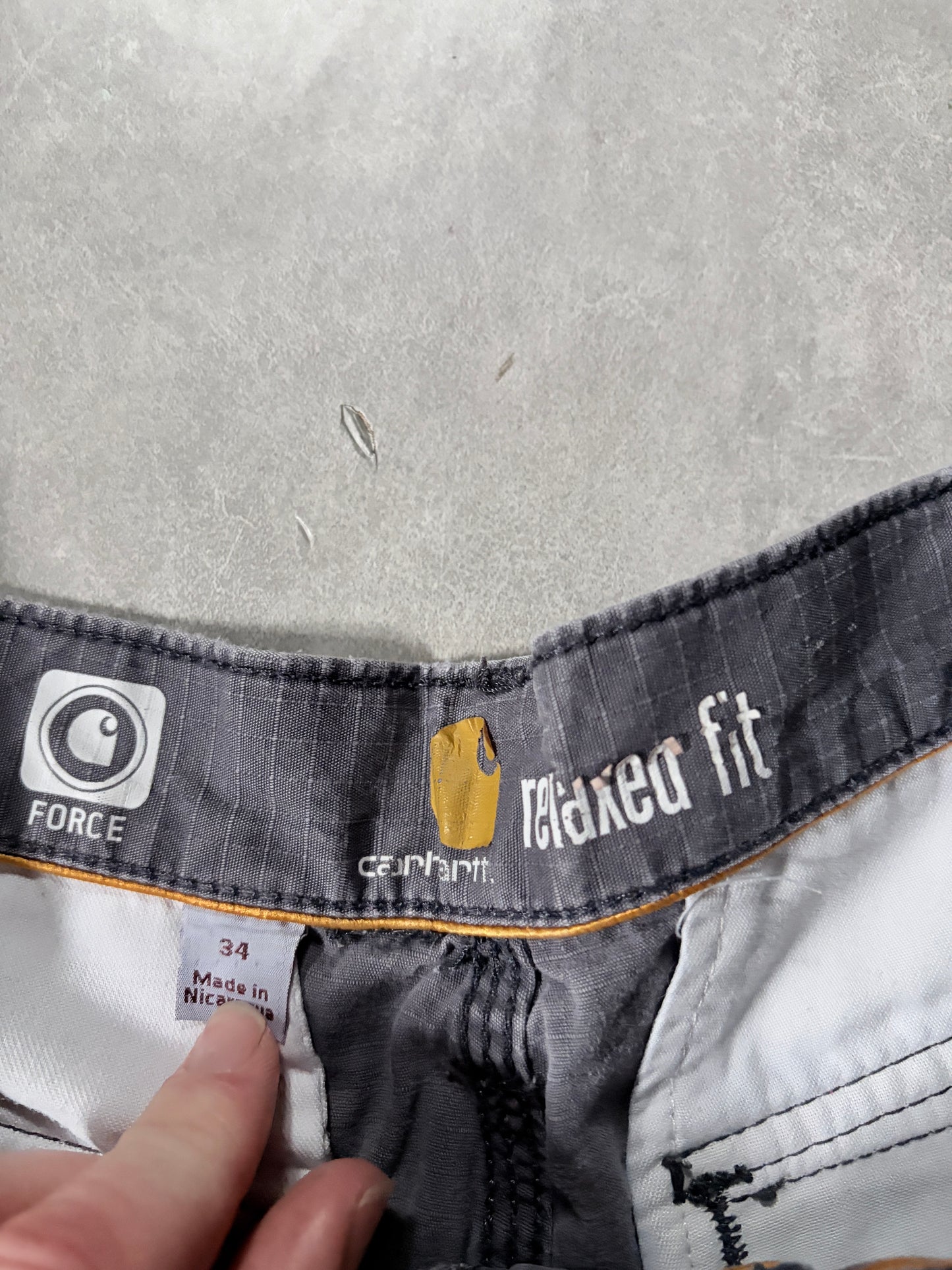 Carhartt Grey Cargo Shorts -34W