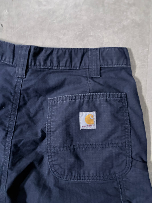 2000s Vintage Carhartt Navy Cargo Shorts -32W