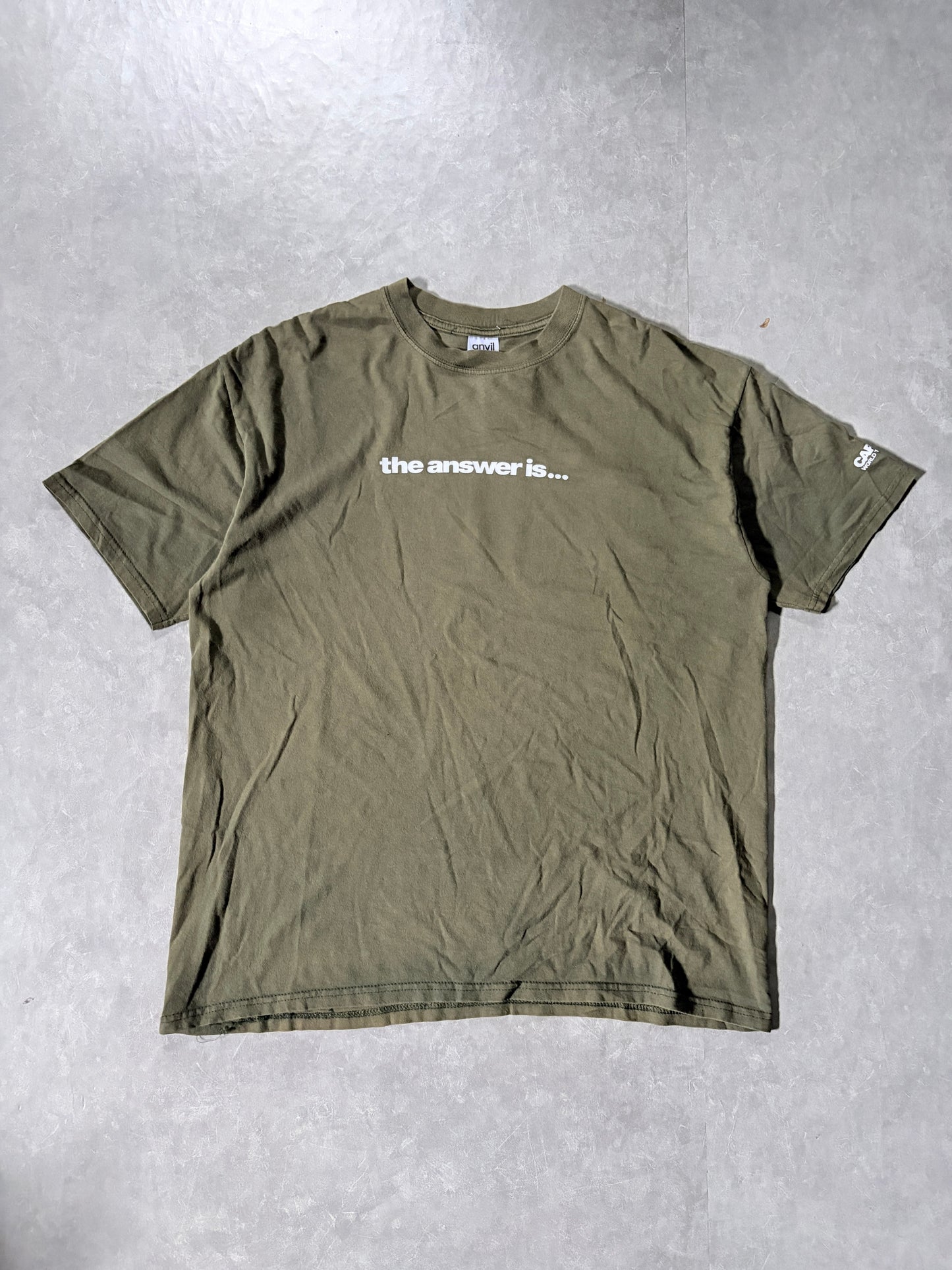 2000s Vintage Jesus Green T-Shirt -XL