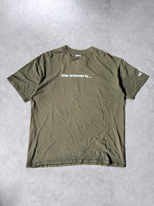 2000s Vintage Jesus Green T-Shirt -XL