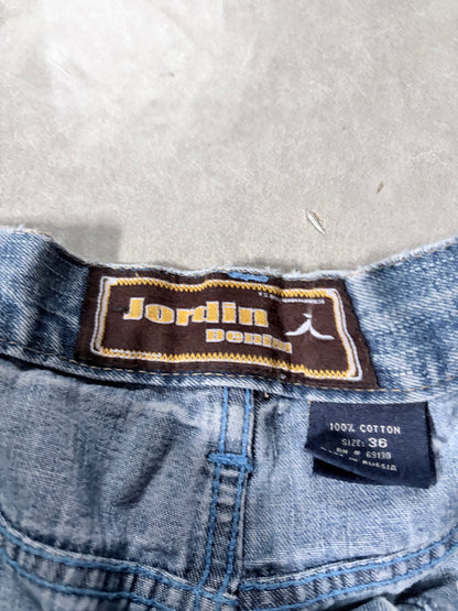 2000s Vintage Jordin Baggy Light Wash Jorts -36W