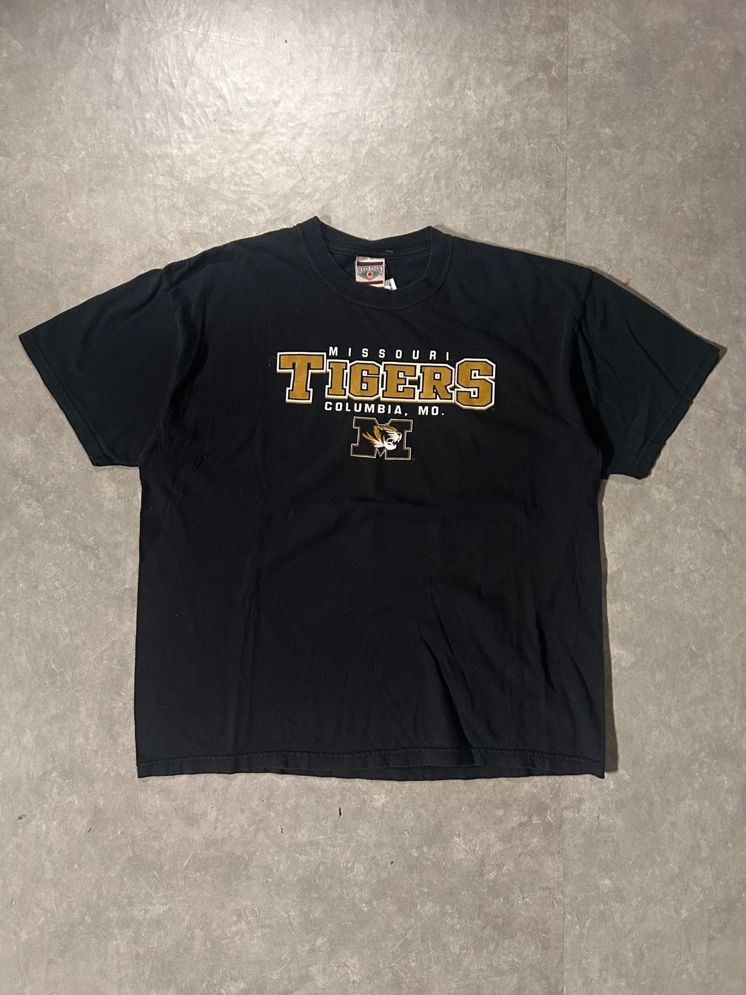 2000's Vintage Missouri Tigers Black T-Shirt - XL - XL | Martin City Vintage