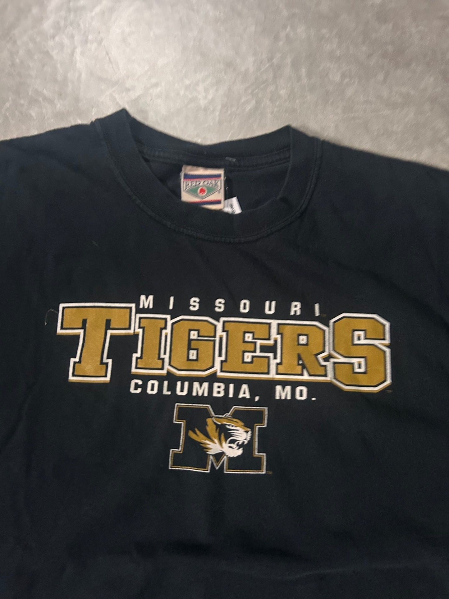 2000's Vintage Missouri Tigers Black T-Shirt - XL - XL | Martin City Vintage