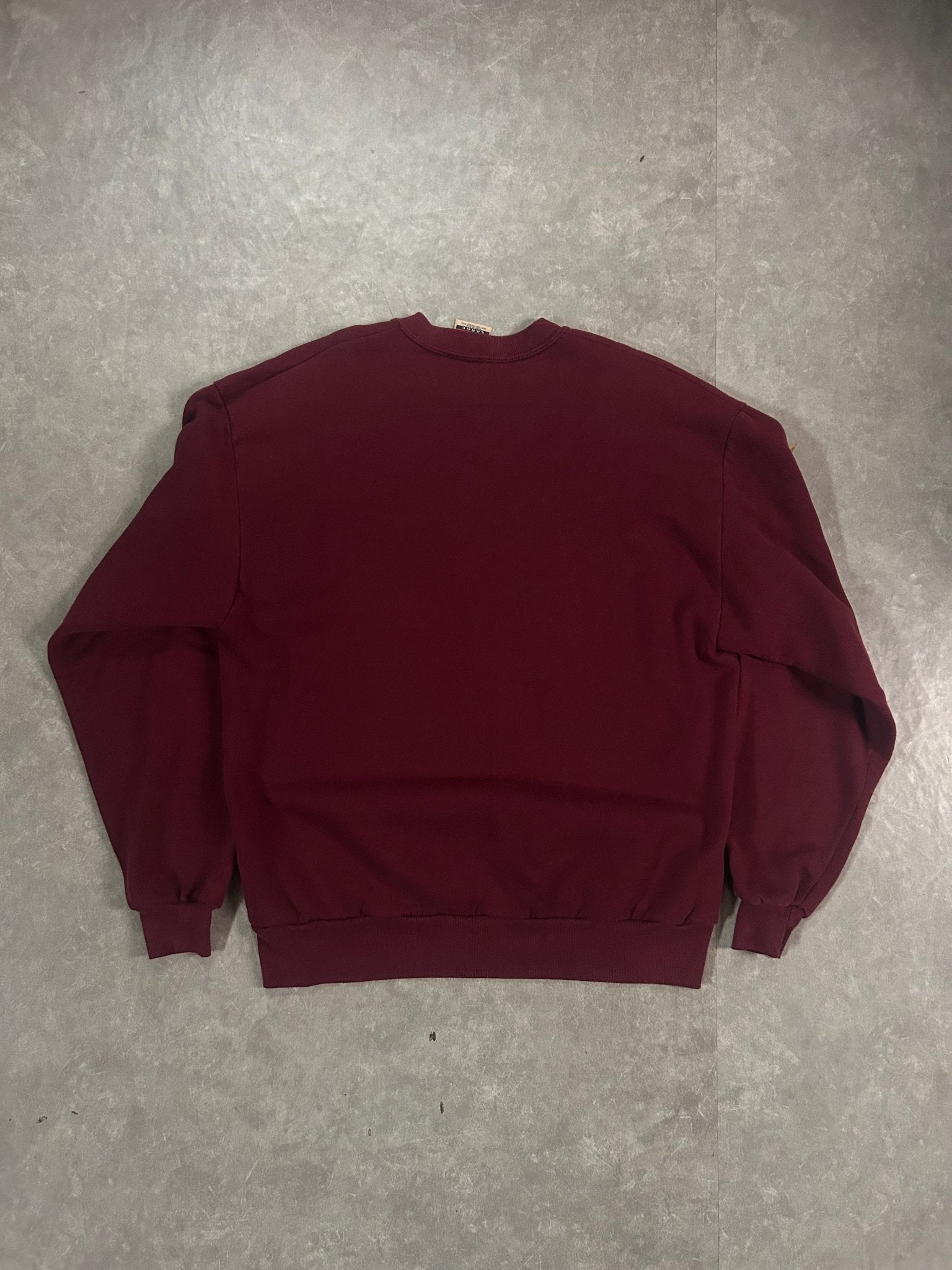 90s Vintage Mississippi State Bulldogs Big Print Maroon Crewneck - L - L | Martin City Vintage