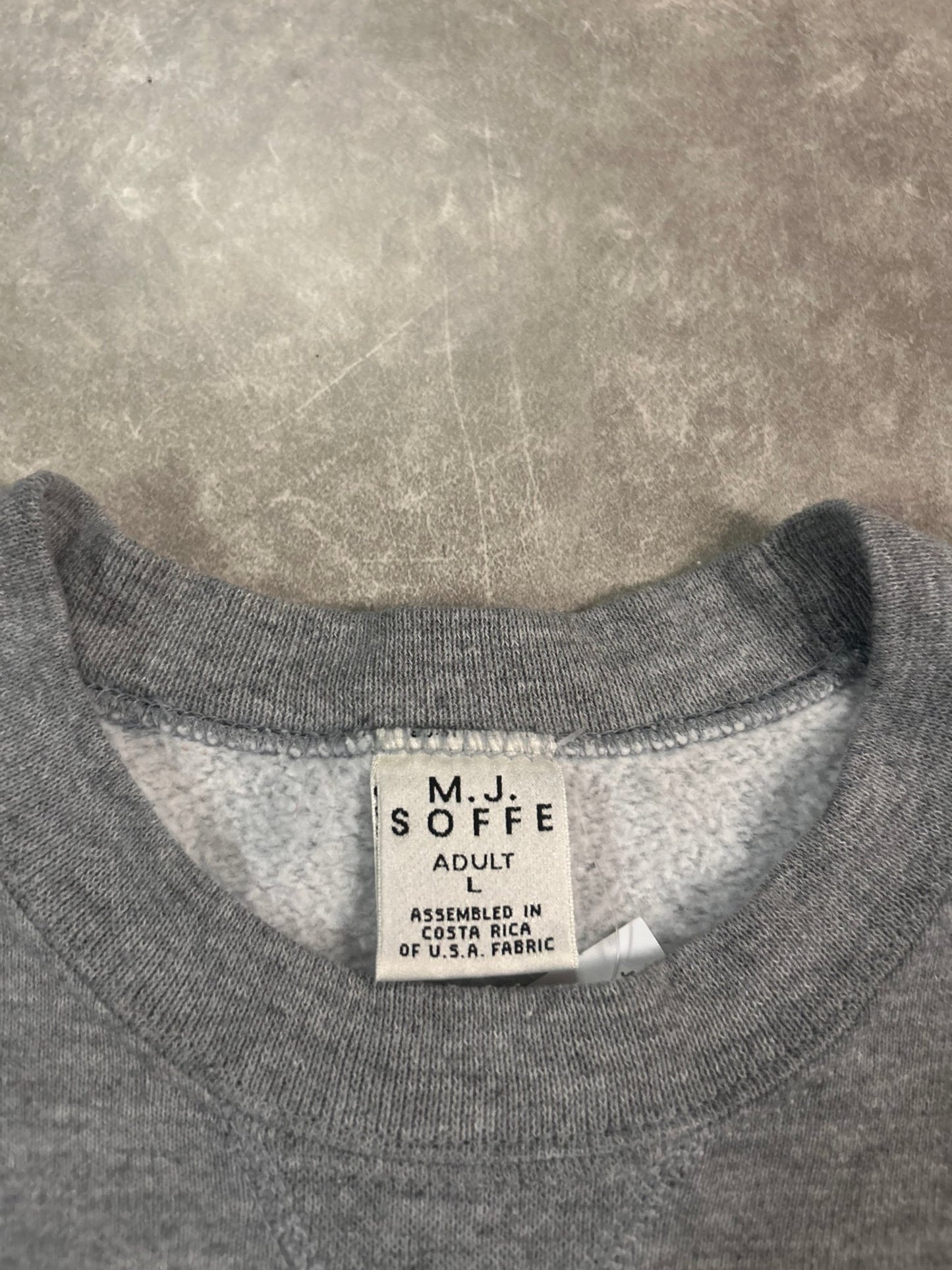 90’s Vintage Kansas Jayhawks Grey Sweatshirt - L - L | Martin City Vintage