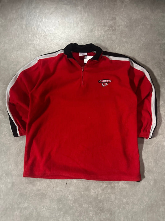 2000’s Vintage Kansas City Chiefs Red Fleece - XXL - XXL | Martin City Vintage