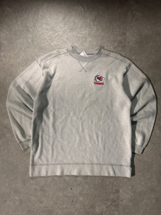 2000’s Vintage Kansas City Chiefs Embroidered Grey Crewneck - XL - XL | Martin City Vintage