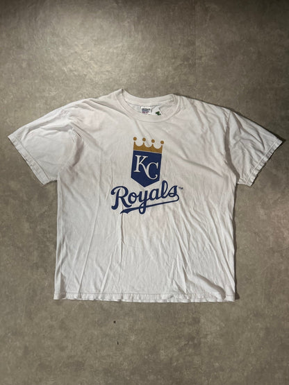 2000’s Vintage Kansas City Royals Script Logo White T-Shirt - XL - XL | Martin City Vintage