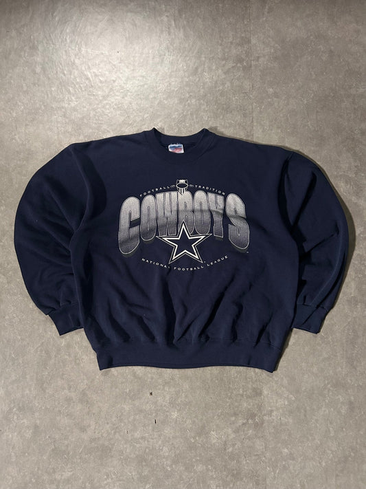 90's Vintage Dallas Cowboys Navy Crewneck - XL - XL | Martin City Vintage