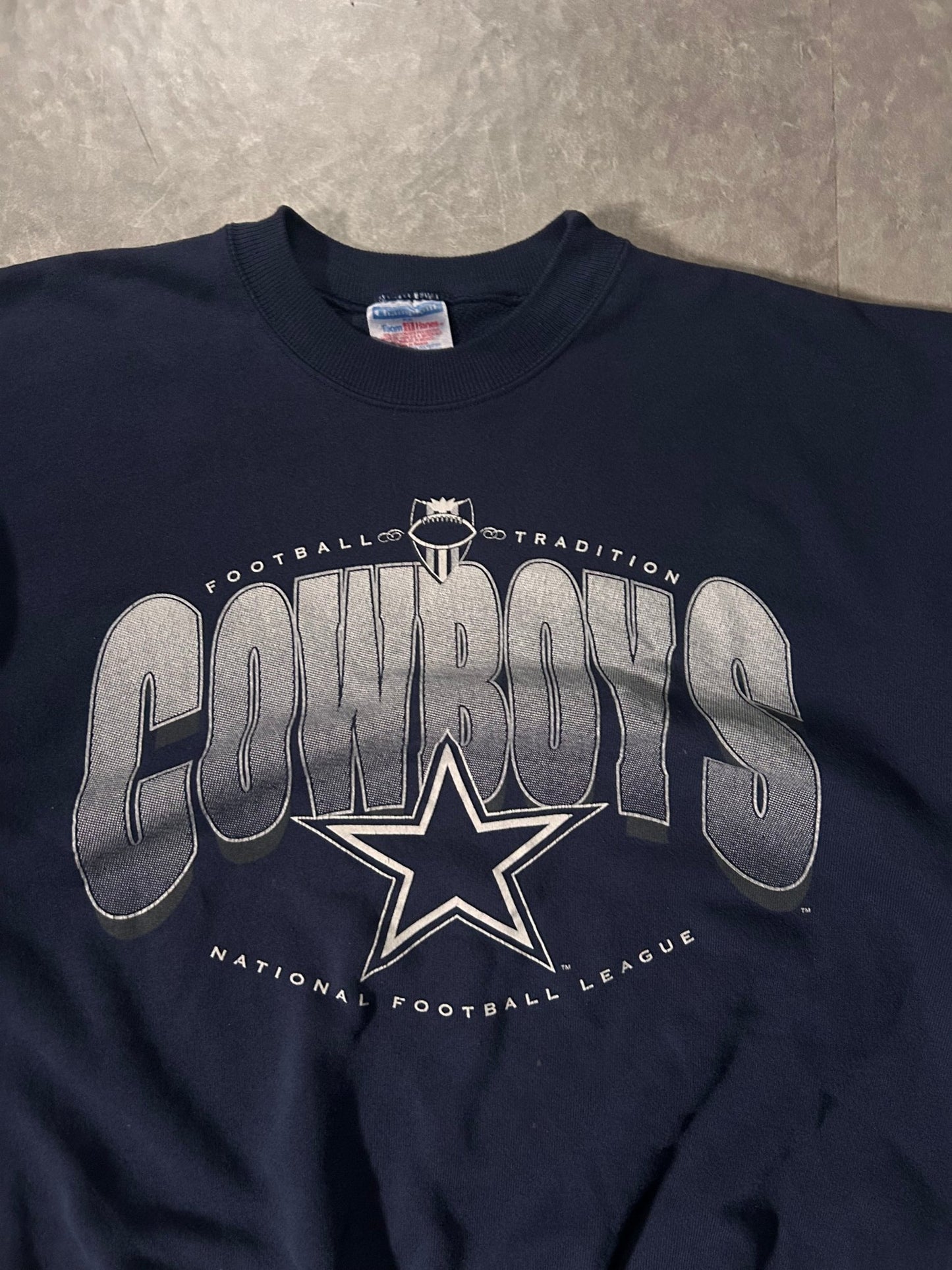 90's Vintage Dallas Cowboys Navy Crewneck - XL - XL | Martin City Vintage